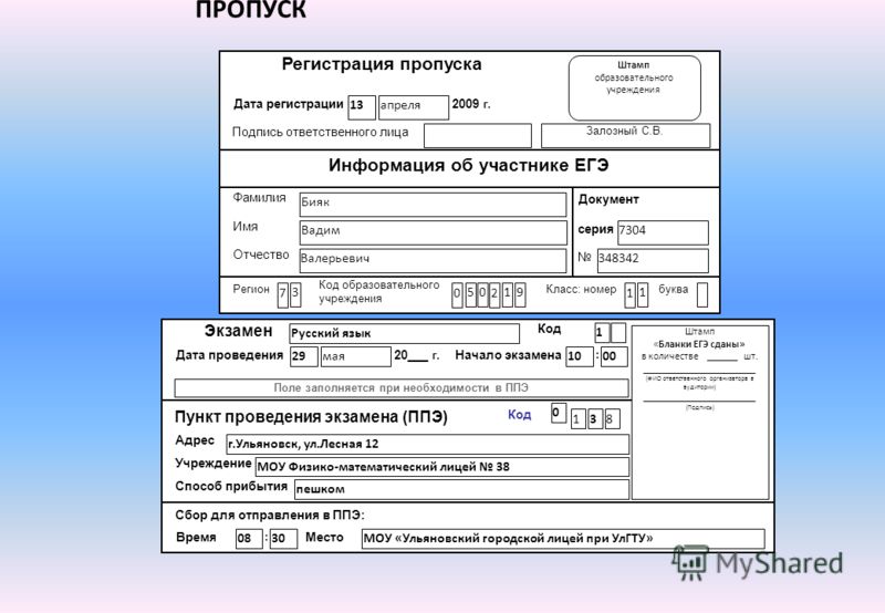 Регистрация пропуска москва. Подпись ответственного лица. Наименование и номер документа ЕГЭ что это. Акт пропуска регистрации электронного номера документа.