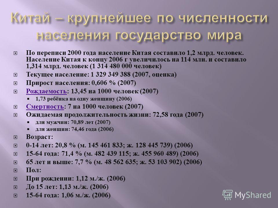 План характеристики китая 7 класс география