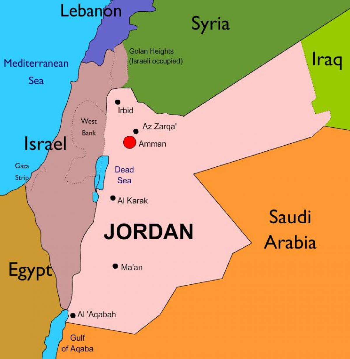Где находится иордания на карте мира фото