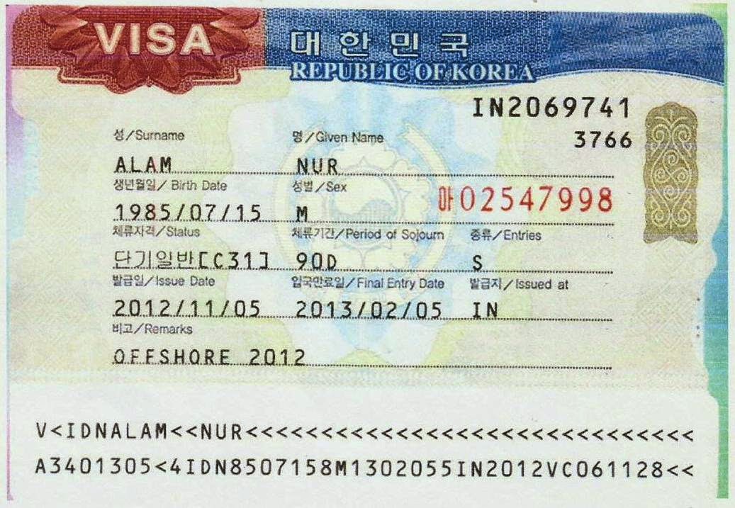 Виза страна выдачи. Виза Корея 2022. Korean visa d4. Виза в Корею для россиян. Туристическая виза в Корею.