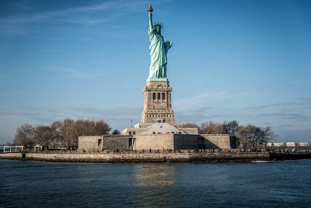 Строительство статуи свободы в нью йорке