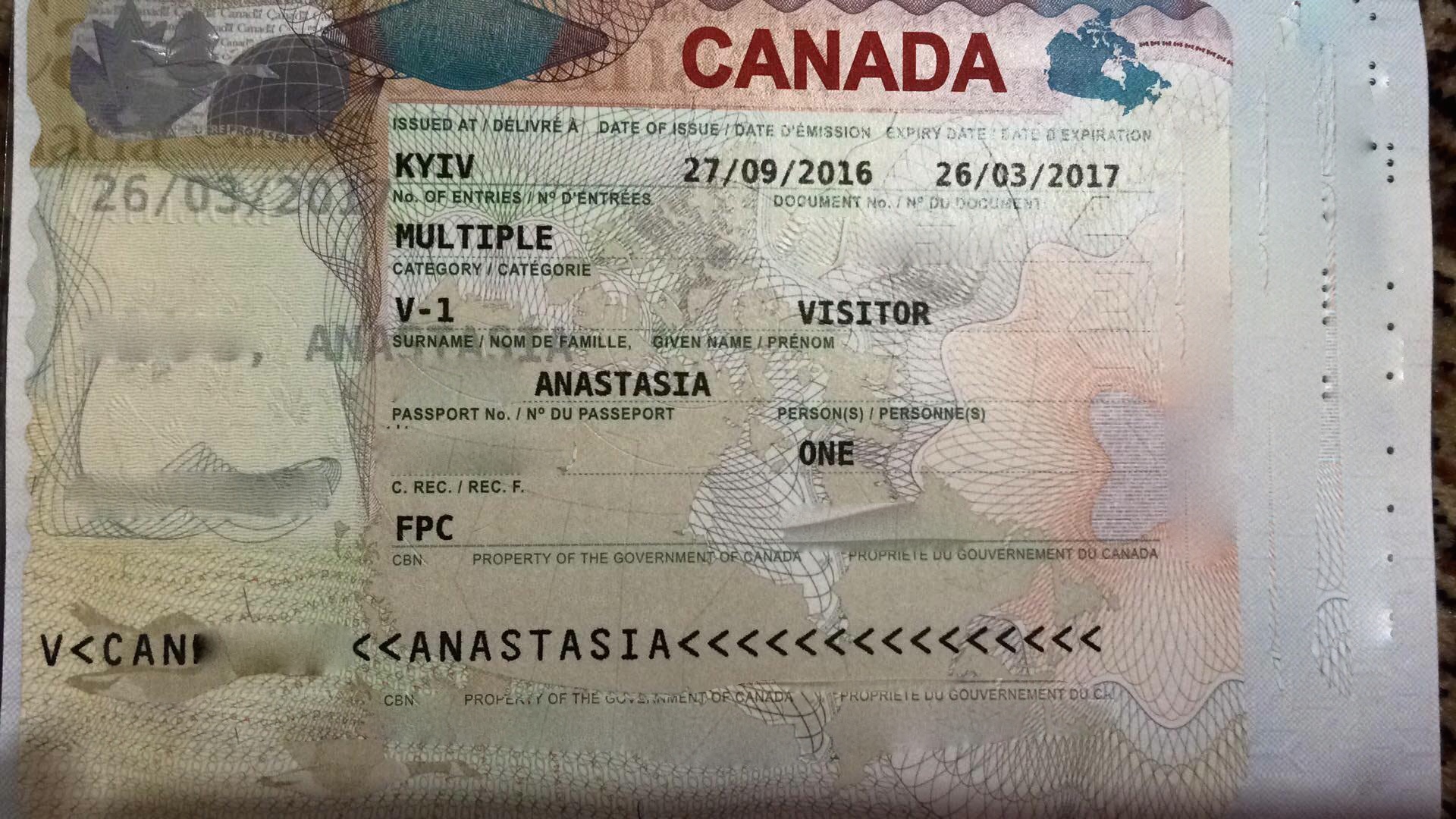 виза в канаду