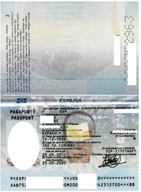 испанский паспорт