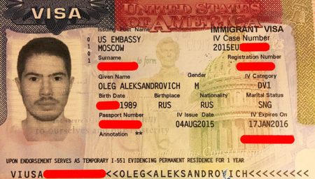 иммиграционная виза США